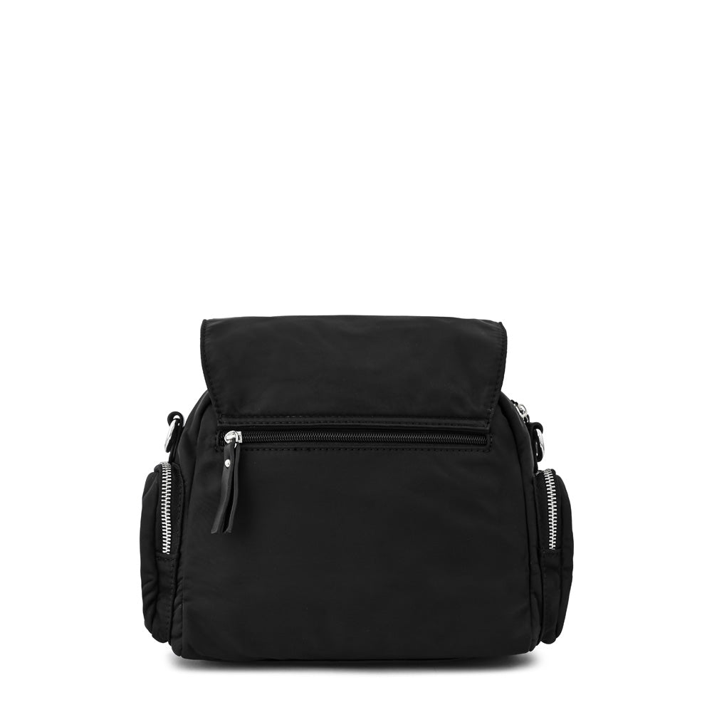 Large textured black dita backpack