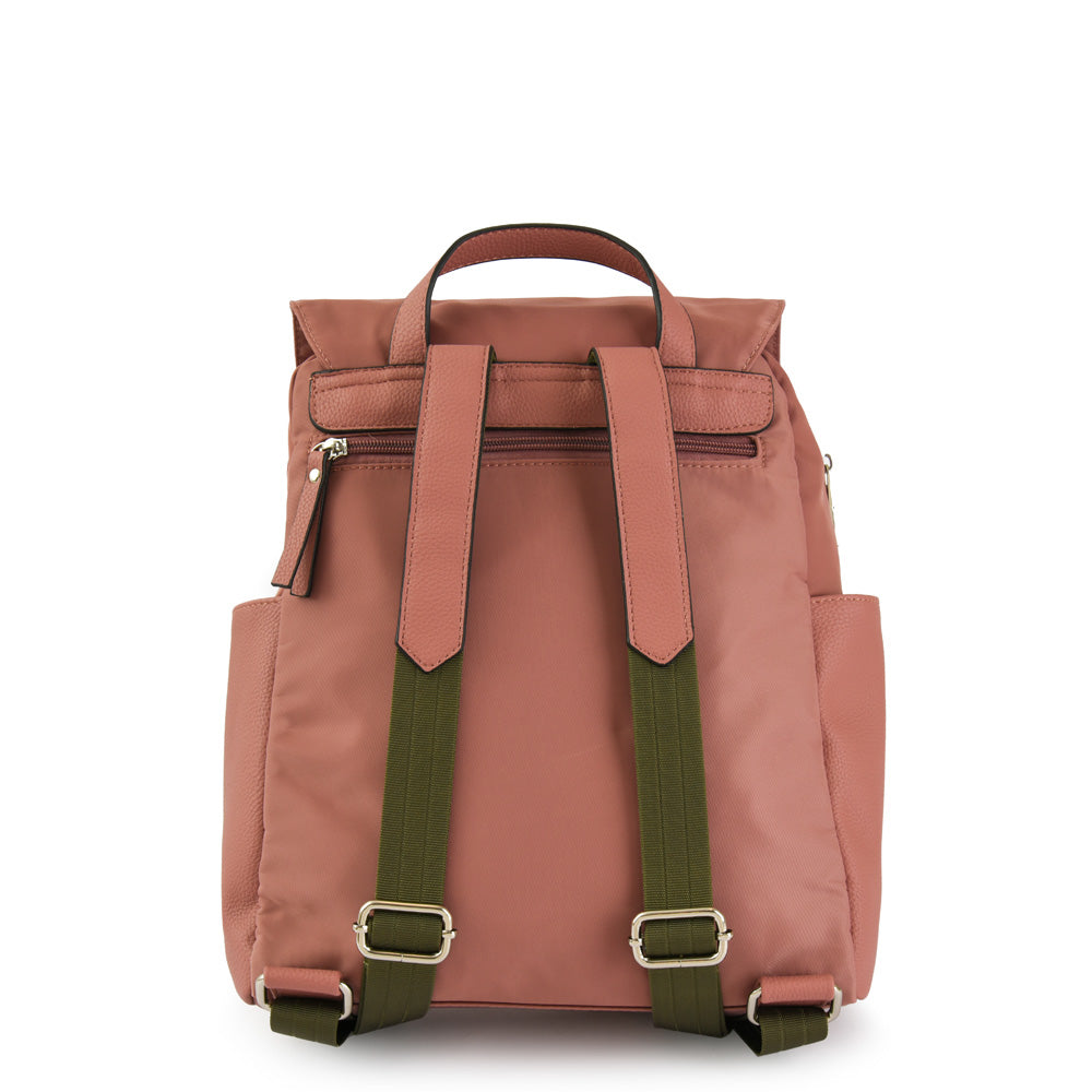 amphora elfe mochila con tapa pequeña rosa viejo