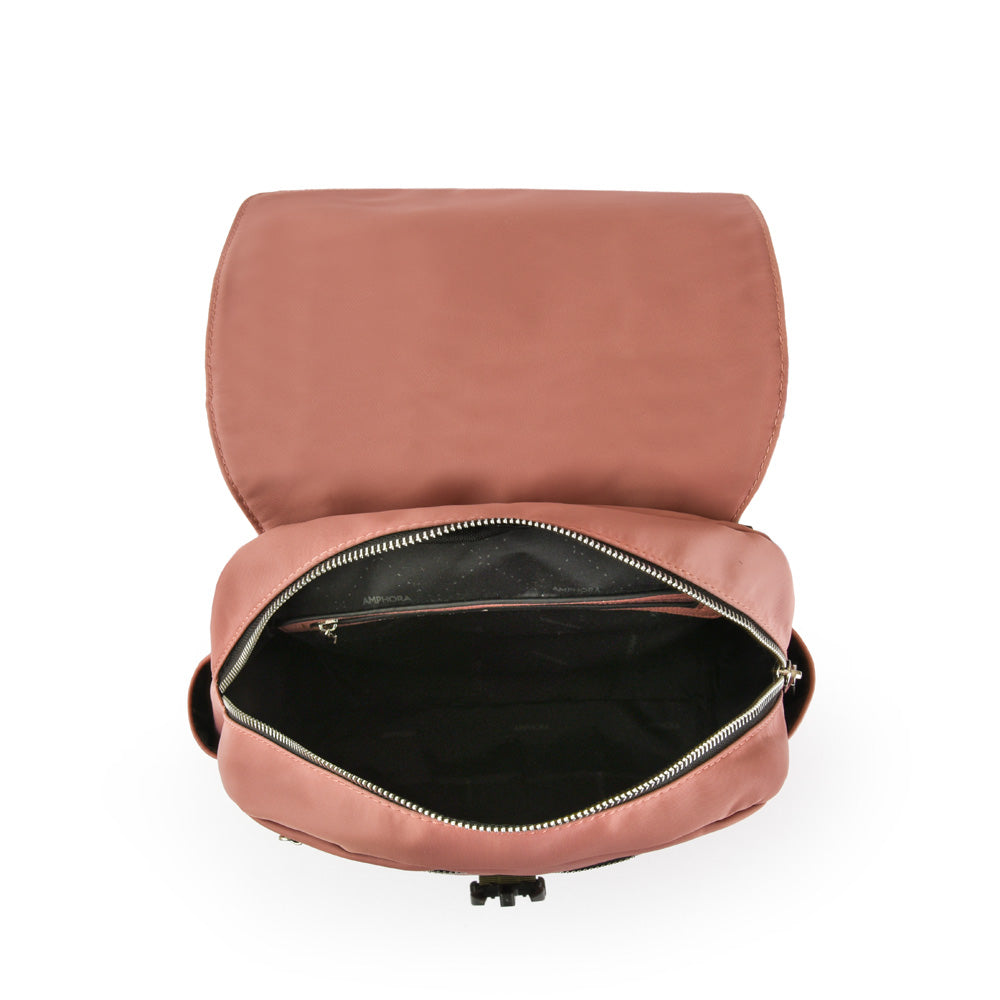 amphora elfe mochila con tapa pequeña rosa viejo