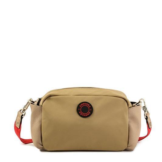 Elfe taupe medium crossbody bag