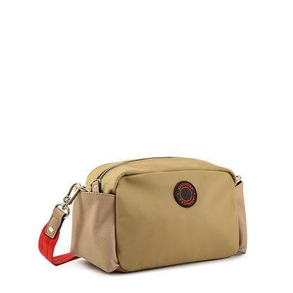 Elfe taupe medium crossbody bag