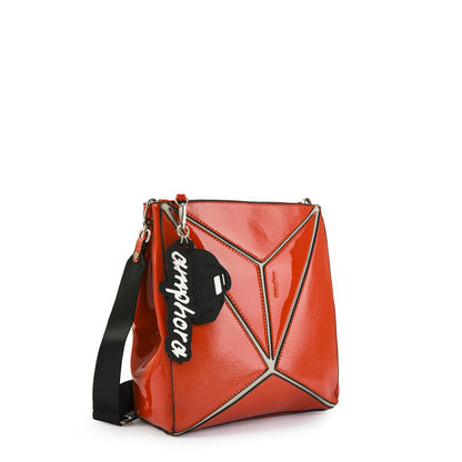 amphora daft cartera bandolera mediana naranja