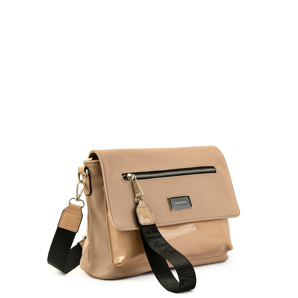 Beige Glory Crossbody Bag