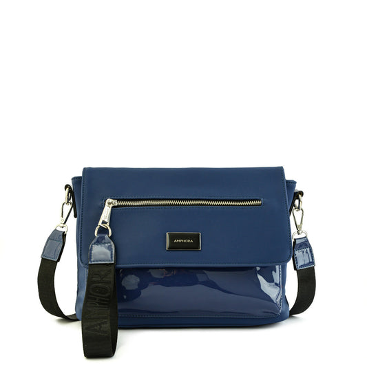 Dark blue glory medium crossbody bag