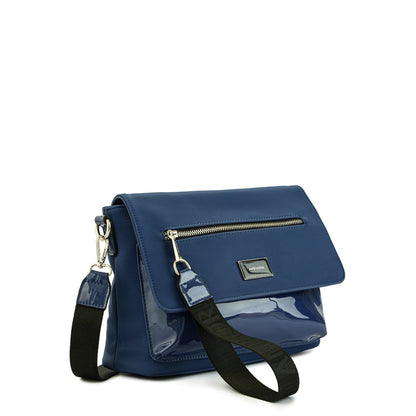 Dark blue glory medium crossbody bag