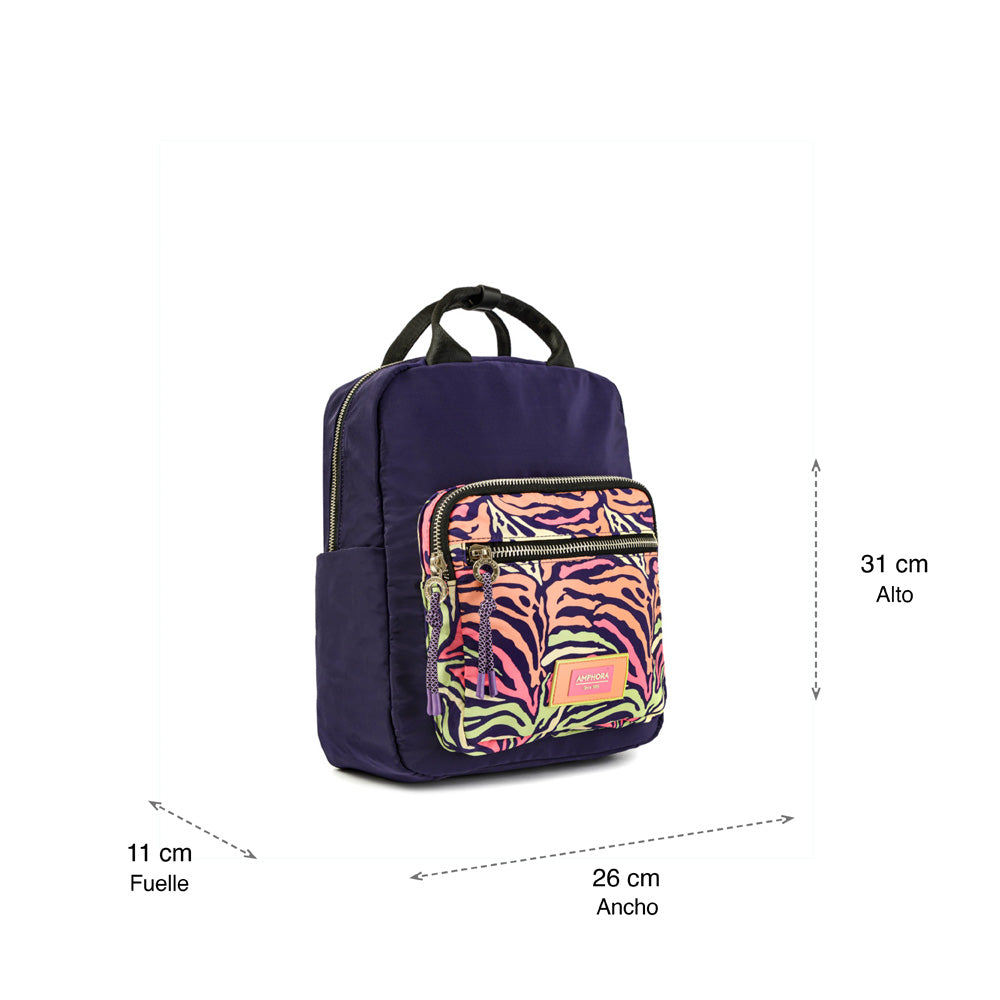 Medium purple April backpack