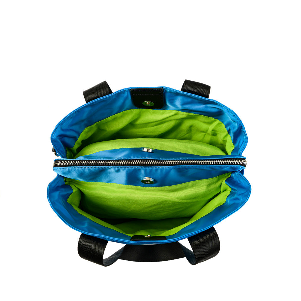 Wallet Two Handles Three medium turquoise adelina divisions