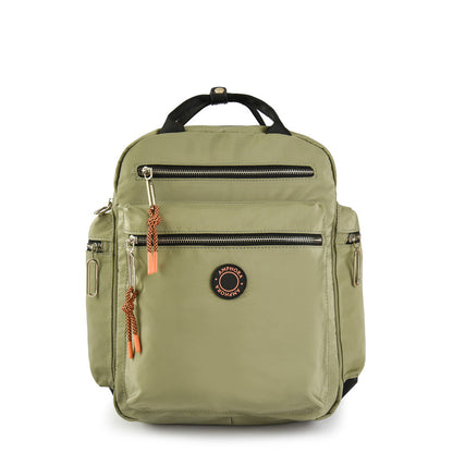 Large Olive Green Alejandrina Backpack