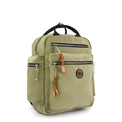 Large Olive Green Alejandrina Backpack