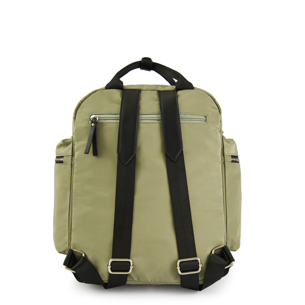 Large Olive Green Alejandrina Backpack