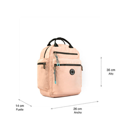 Large Alejandrina Backpack Light Pink