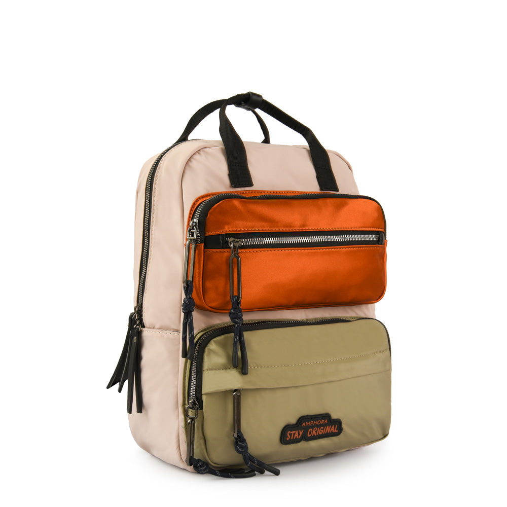 Ana Luisa Large Beige Backpack