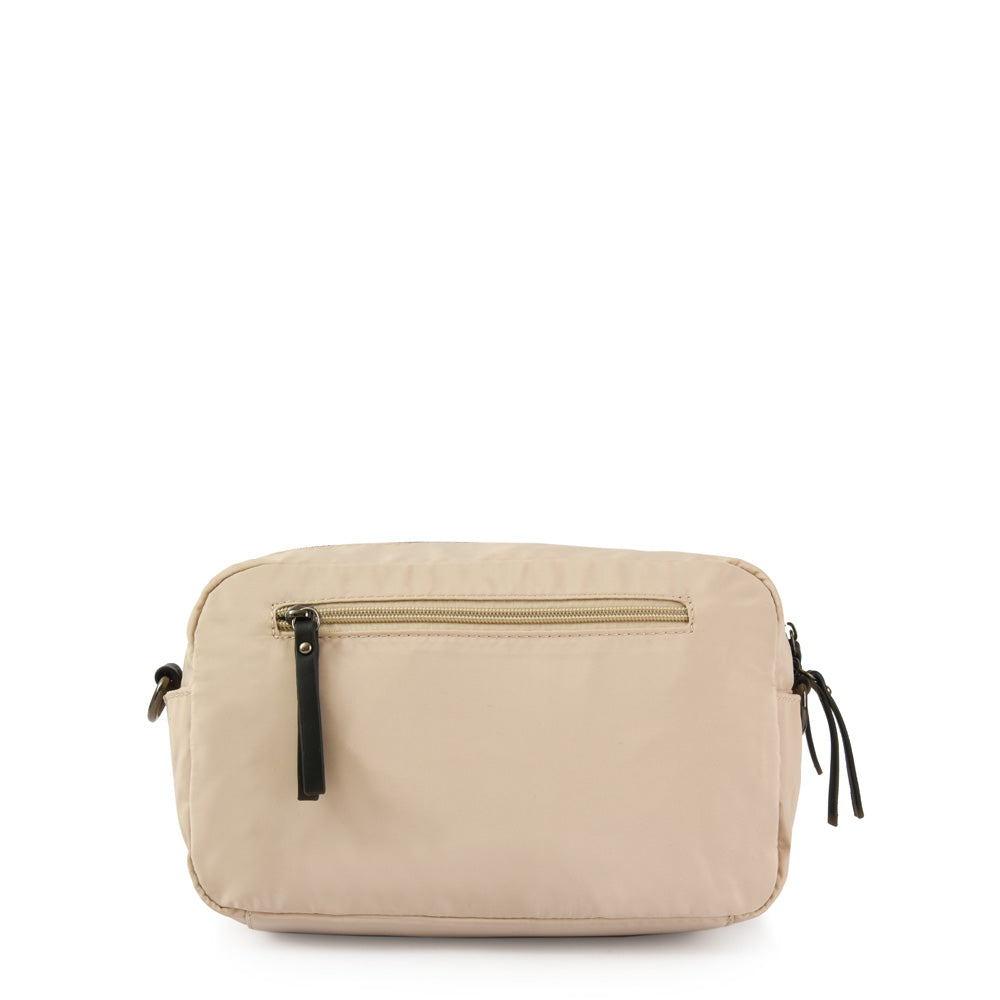 Ana Luisa Small Beige Crossbody Bag