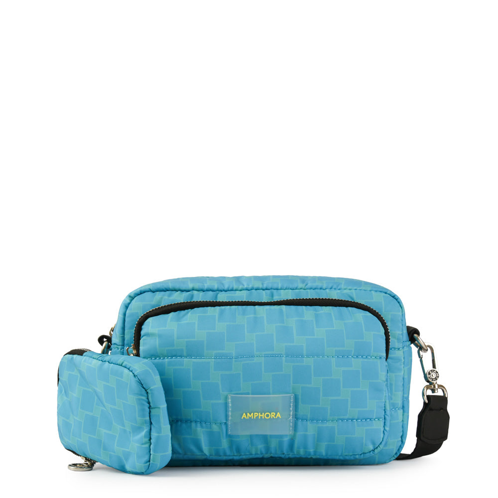 Anette small turquoise crossbody bag