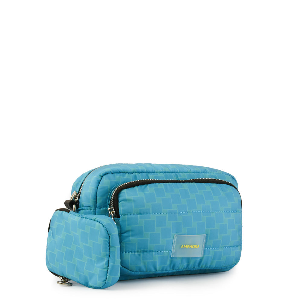 Anette small turquoise crossbody bag