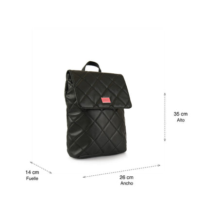 Medium black Ariatna backpack