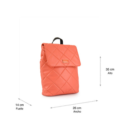 Ariatna medium coral backpack