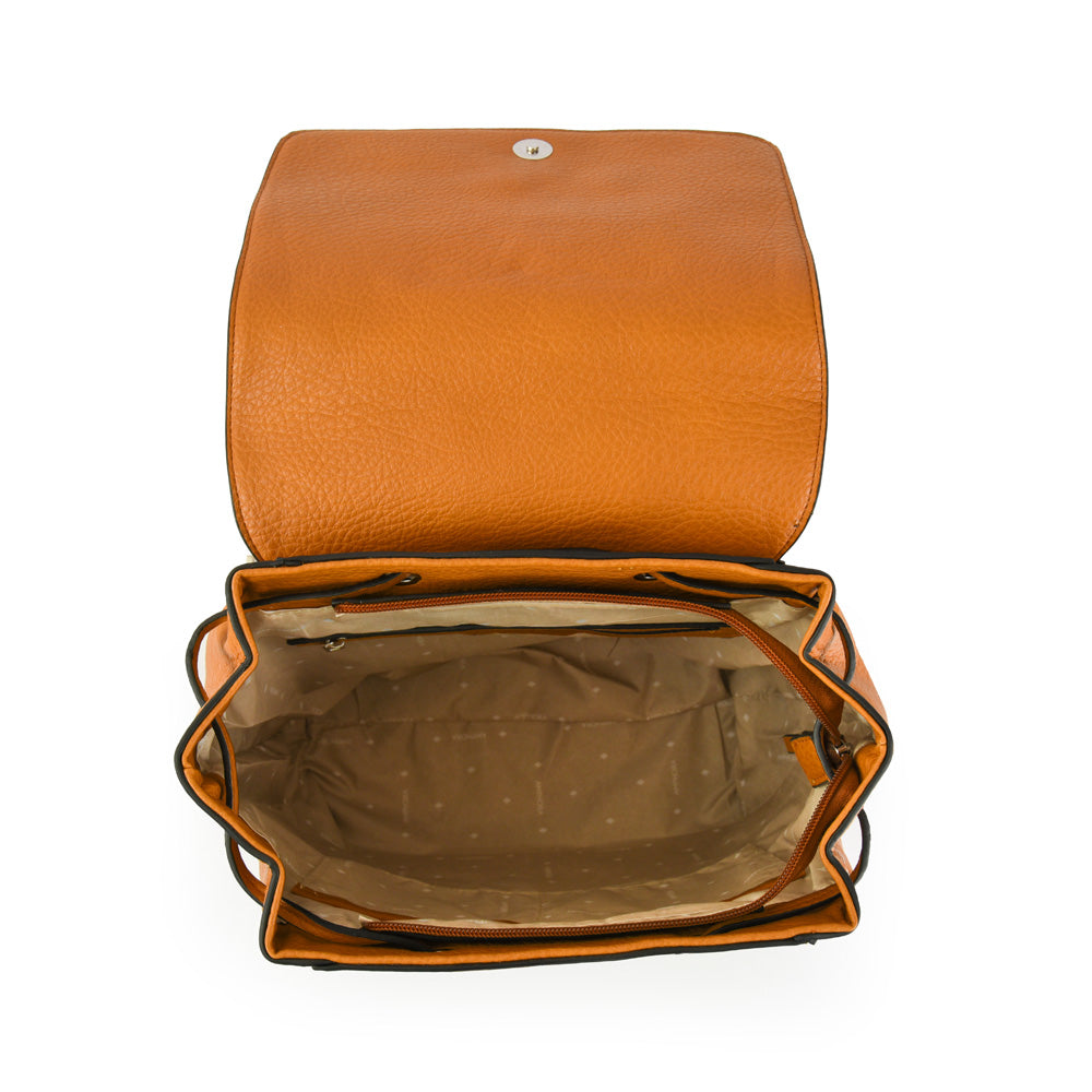 Arwen camel small lid backpack