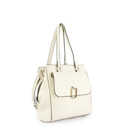 Wallet Two Handles Three divisions Large Arwen White