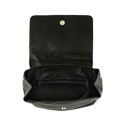 Benita Black Medium Lid Backpack