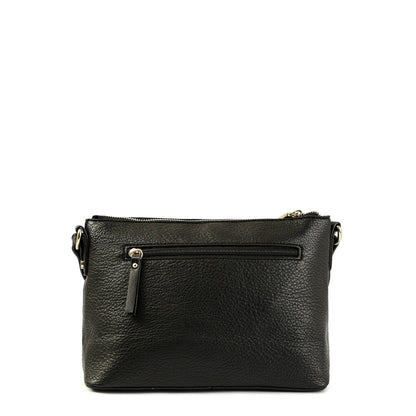 Bremen Black Medium Crossbody Wallet