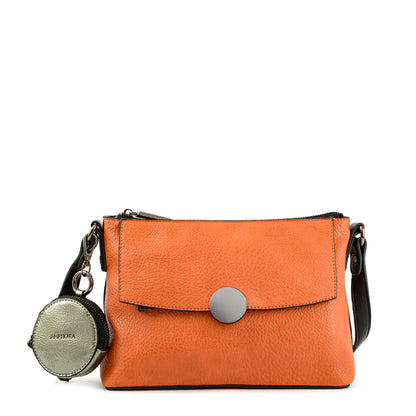 Bremen Orange Medium Crossbody Wallet