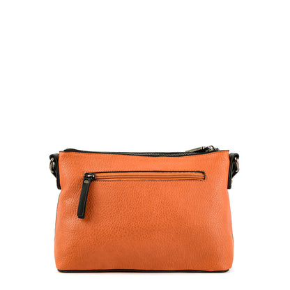 Bremen Orange Medium Crossbody Wallet