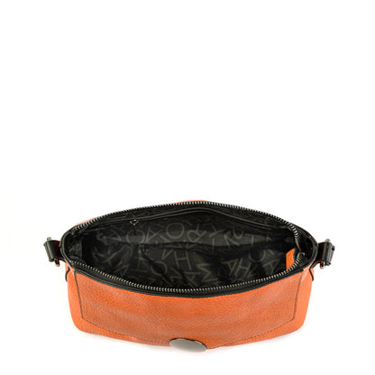 Bremen Orange Medium Crossbody Wallet