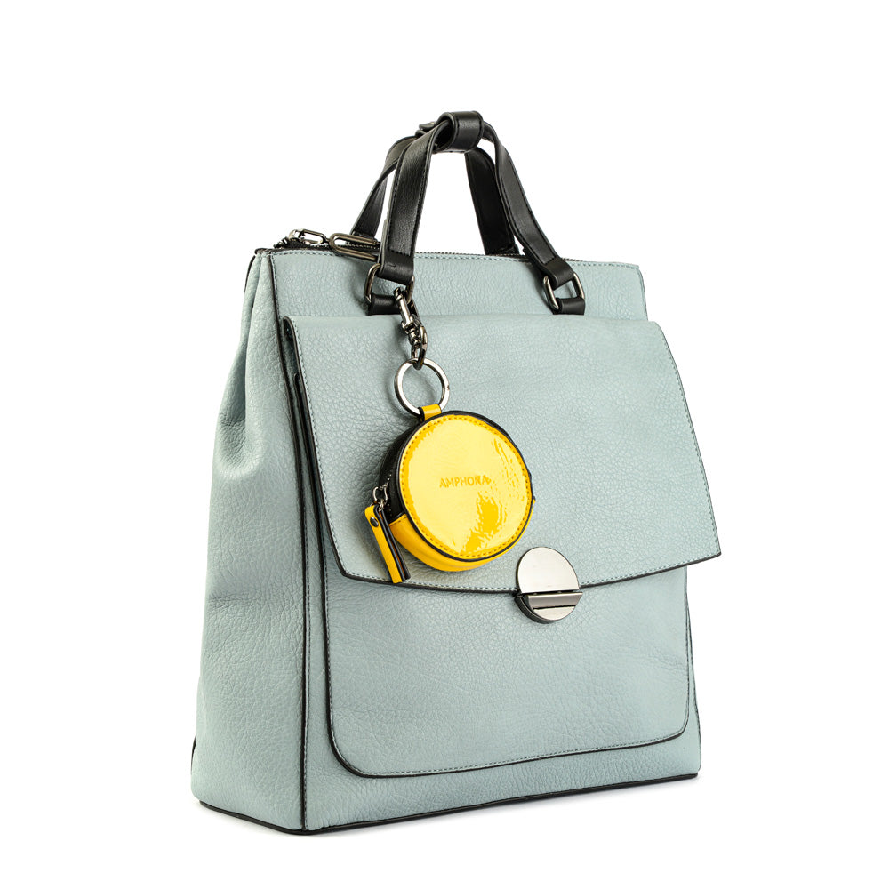 Light blue Bremen medium backpack