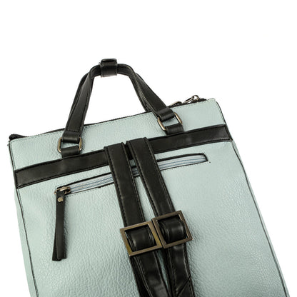 Light blue Bremen medium backpack