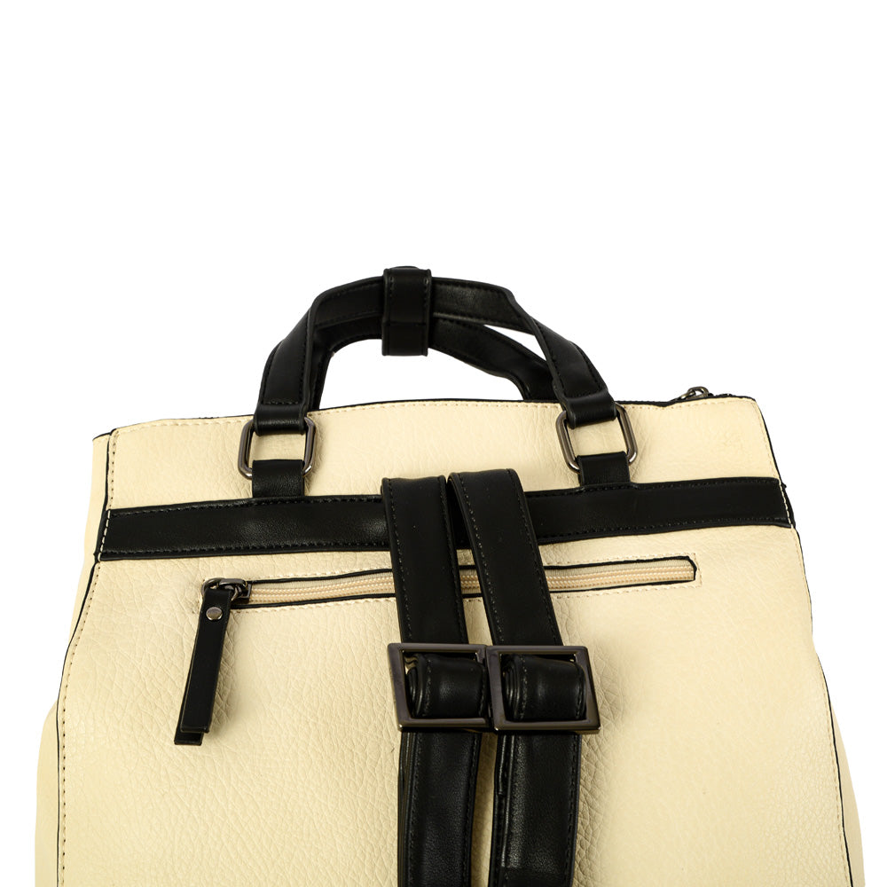 Medium off-white Bremen backpack