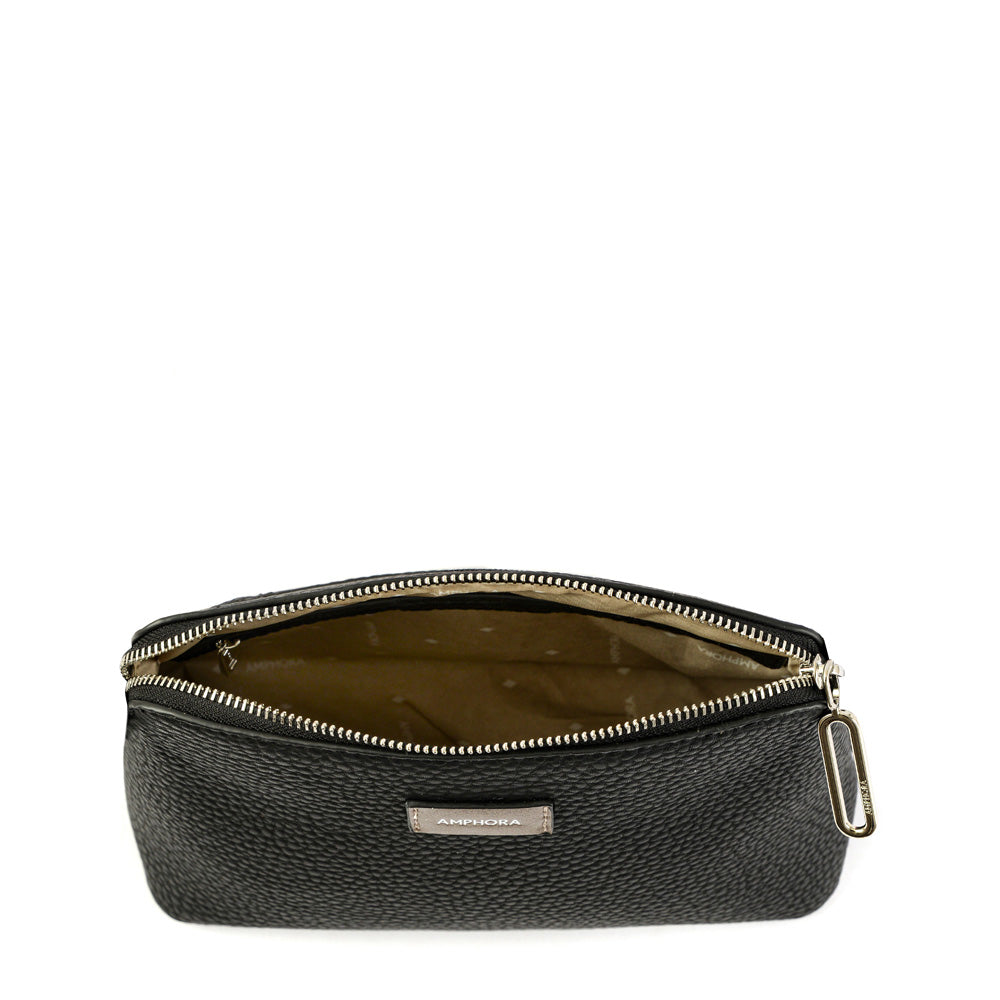 Brenda Black Small Crossbody Wallet