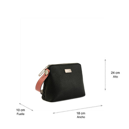 Brenda Black Small Crossbody Wallet