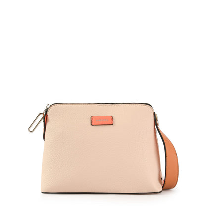 Brenda Beige Small Crossbody Wallet