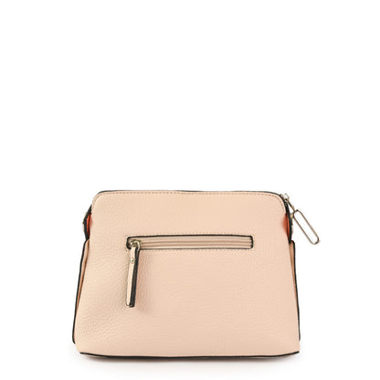 Brenda Beige Small Crossbody Wallet