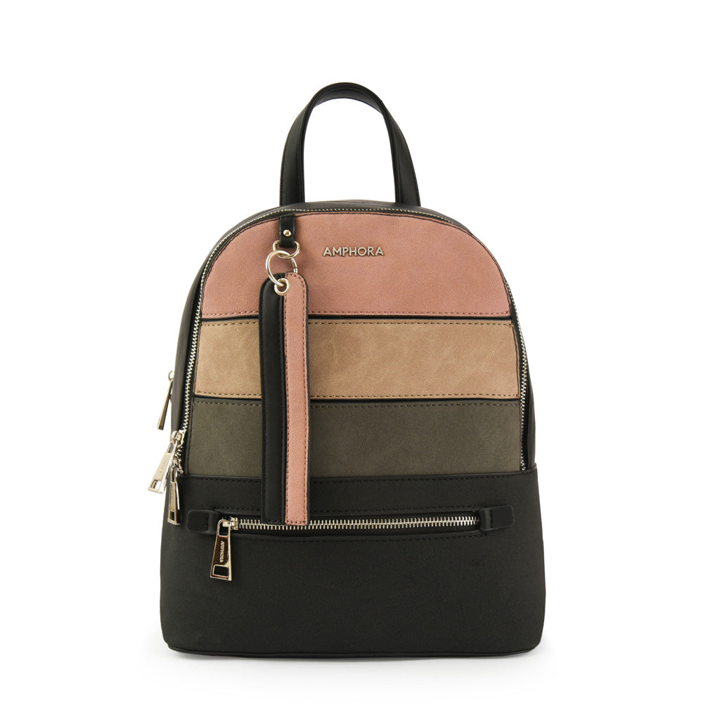 Bridget black medium backpack