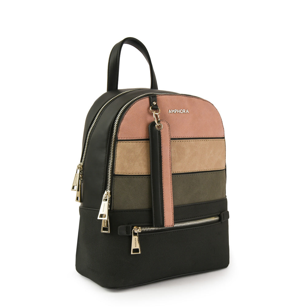 Bridget black medium backpack