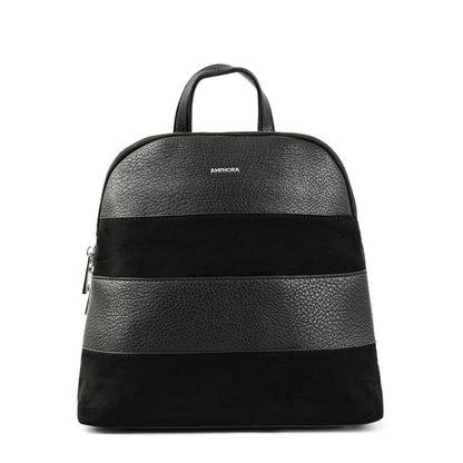 Britta black medium backpack