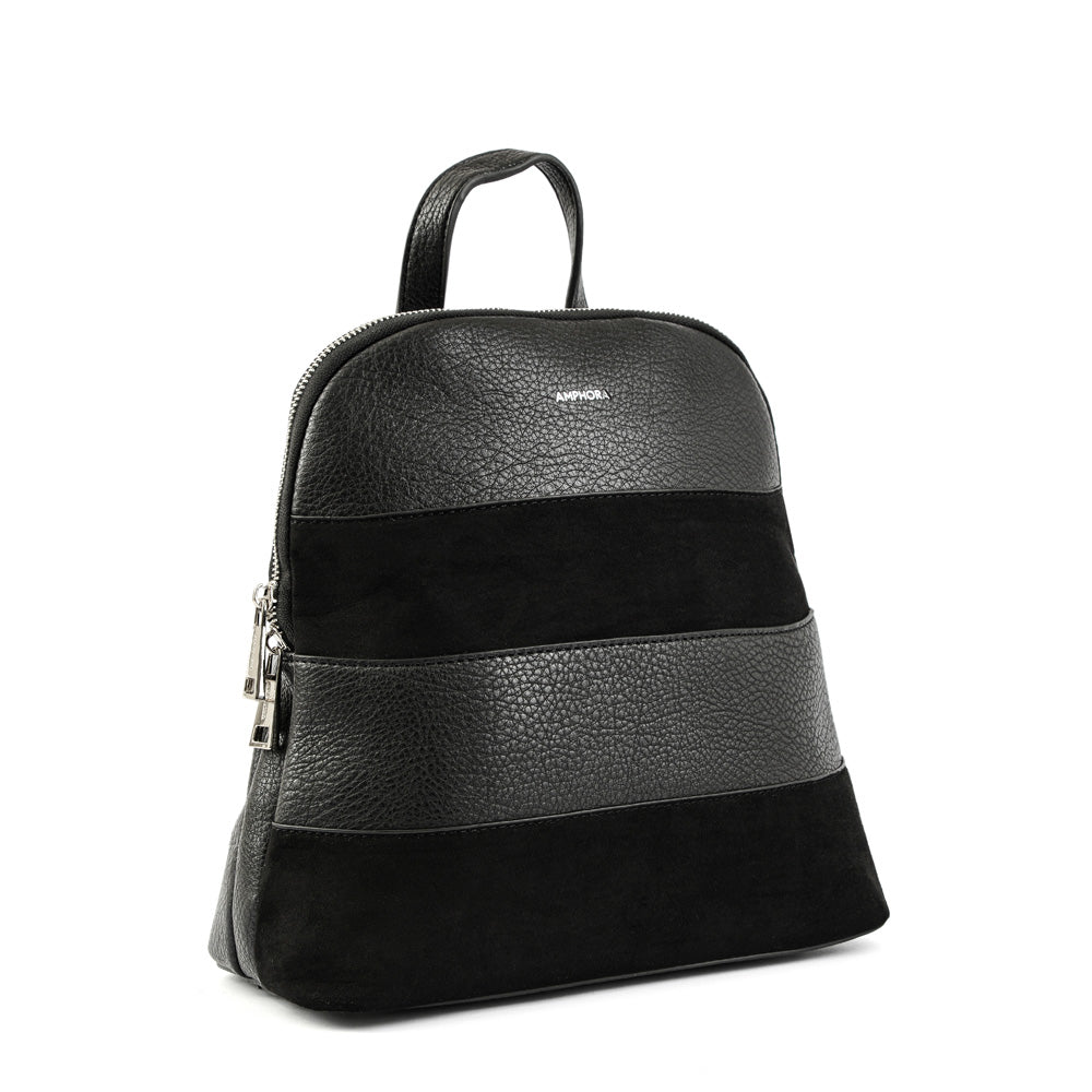 Britta black medium backpack