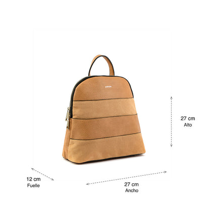 Britta camel medium backpack