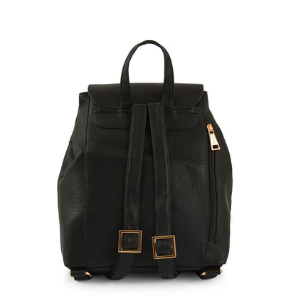 Black Calysta Medium Lid Backpack