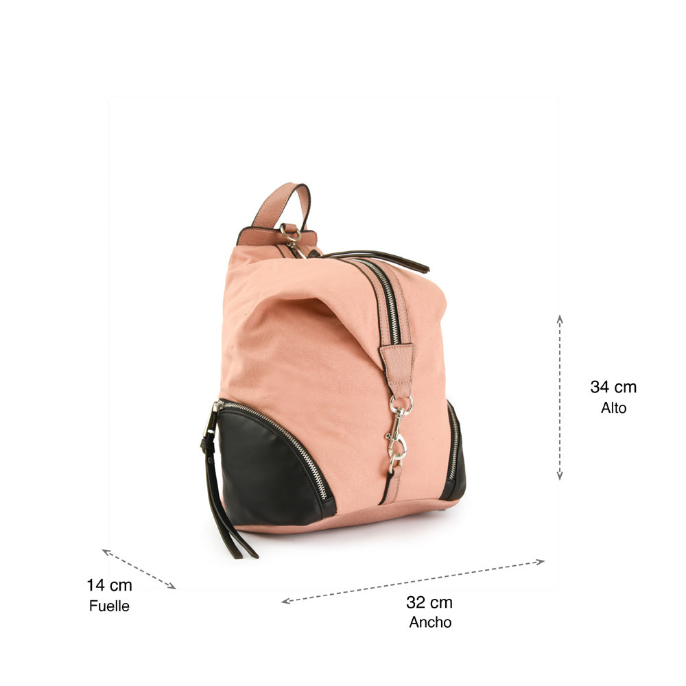 Celina medium old pink backpack