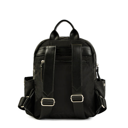 Charlene Black Medium Backpack