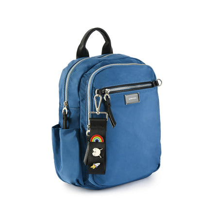 Charlene Blue Medium Backpack