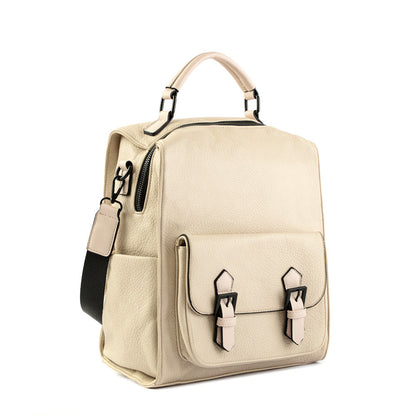 Medium Chenoa Raw White Backpack