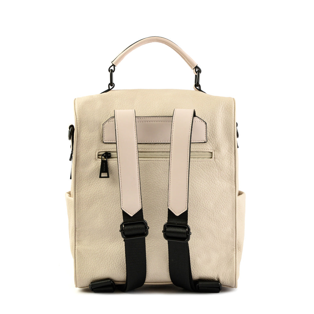 Medium Chenoa Raw White Backpack