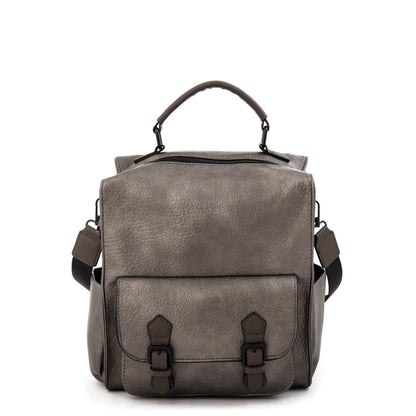 Large dark silver chenoa backpack