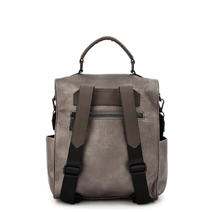 Large dark silver chenoa backpack