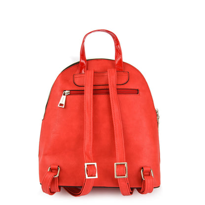 Tomato red Collin medium backpack