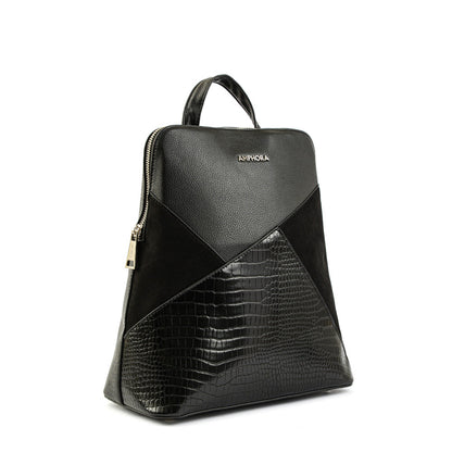 Corinne Black Medium Backpack